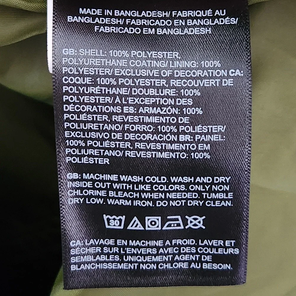 The North Face measurements chest